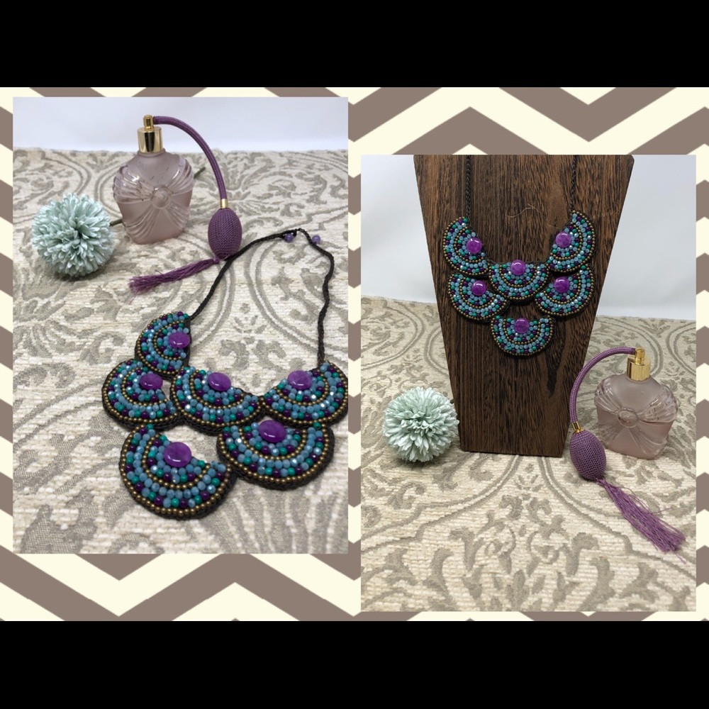 Multicolored Necklace Choker - NWOT - Picture 7 of 7